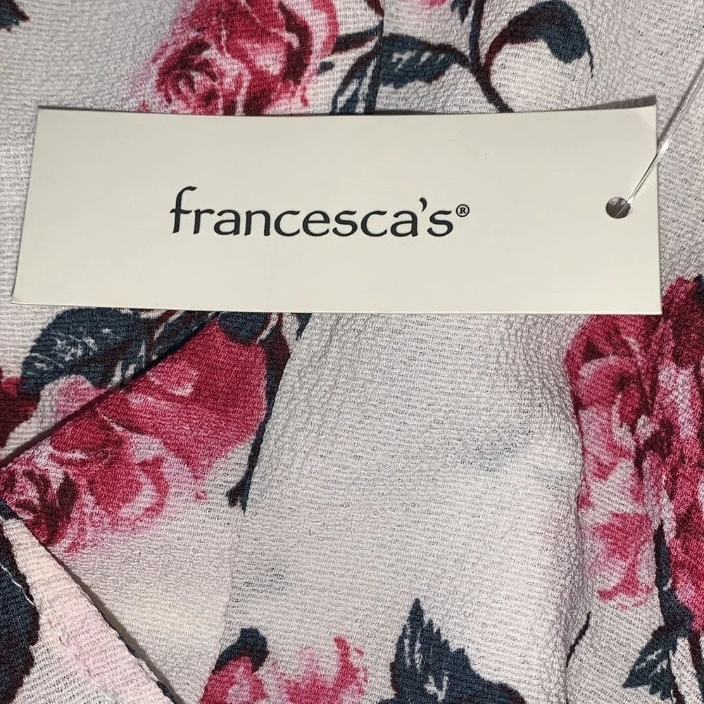NWT Trixxi Faux Wrap Floral Romper M